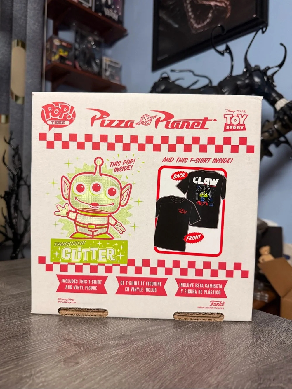 Funko - Toy Story Pizza Planet T-Shirt & Alien (Translucent Glitter) Box Set